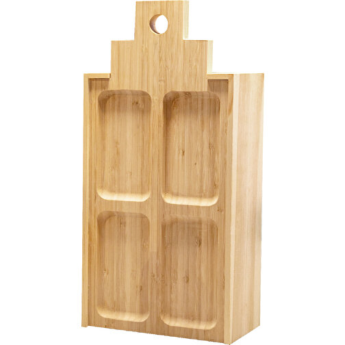 Tapas Doble , Holz, 22,00cm x 12,50cm x 44,50cm (Länge x Höhe x Breite), Bild 3
