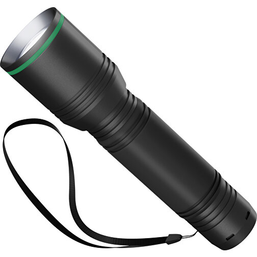Taschenlampe REEVES MyFLASH 700 , Reeves, schwarz / grün, Aluminium, Silikon, 130,00cm x 29,00cm x 38,00cm (Länge x Höhe x Breite), Bild 1