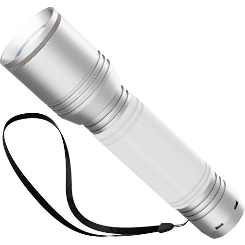 Taschenlampe REEVES MyFLASH 700 , Reeves, silber / weiß / braun, Aluminium, Silikon, 130,00cm x 29,00cm x 38,00cm (Länge x Höhe x Breite), Bild 1