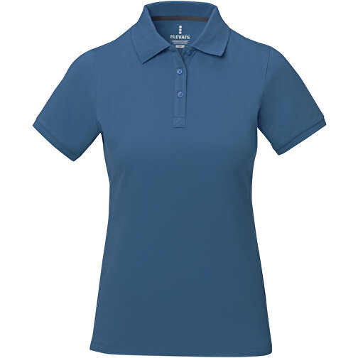 Calgary Poloshirt Für Damen , tech blue, Piqué Strick  Baumwolle, 200 g/m2, L, , Bild 3