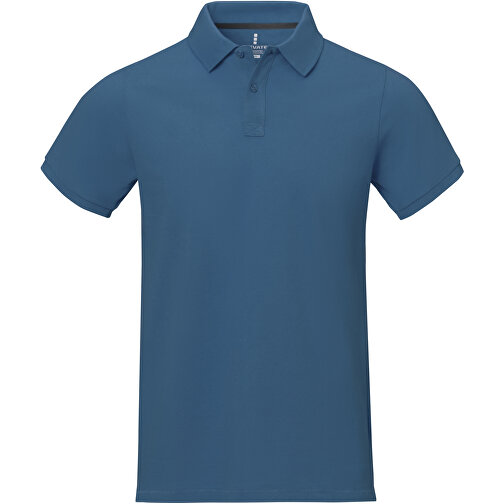 Calgary Poloshirt Für Herren , tech blue, Piqué Strick 100% BCI Baumwolle, 200 g/m2, M, , Bild 3
