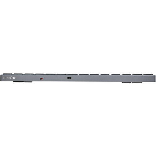 Hybrid Bluetooth Tastatur – QWERTY , schwarz, Aluminium, ABS Kunststoff, 28,20cm x 1,50cm x 11,60cm (Länge x Höhe x Breite), Bild 7