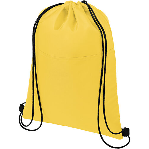 Oriole Kühltasche Mit Kordelzug 5L , gelb, 210D Polyester, 32,00cm x 43,00cm (Länge x Höhe), Bild 1