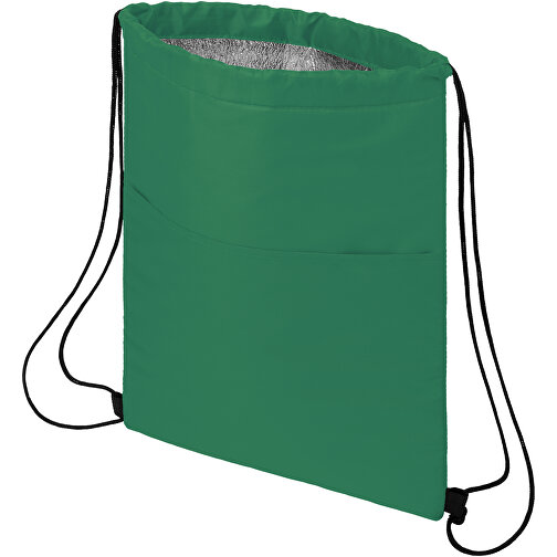 Oriole Kühltasche Mit Kordelzug 5L , grün, 210D Polyester, 32,00cm x 43,00cm (Länge x Höhe), Bild 6