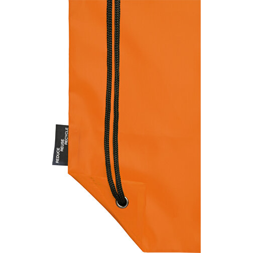 Oriole Sportbeutel Aus RPET 5L , Green Concept, orange, 190T Recyceltes Polyester, 33,00cm x 44,00cm (Länge x Höhe), Bild 7