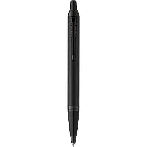 Parker IM Achromatischer Kugelschreiber , schwarz, Edelstahl, 13,50cm (Länge), Bild 2