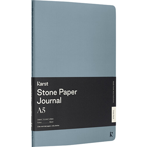 Karst® A5-journal med steinpapir i topakning, Bilde 1