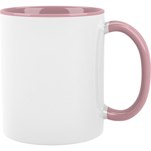 Sublimations Tasse , weiss / rosa, Keramik, 9,50cm (Höhe), Bild 1