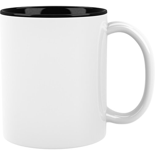 Sublimations Tasse , weiß / schwarz, Keramik, 9,50cm (Höhe), Bild 1