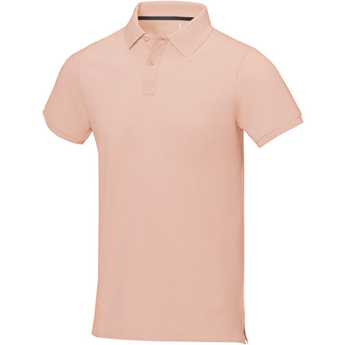 Calgary Poloshirt Für Herren , pale blush pink, Piqué Strick 100% BCI Baumwolle, 200 g/m2, L, , Bild 1