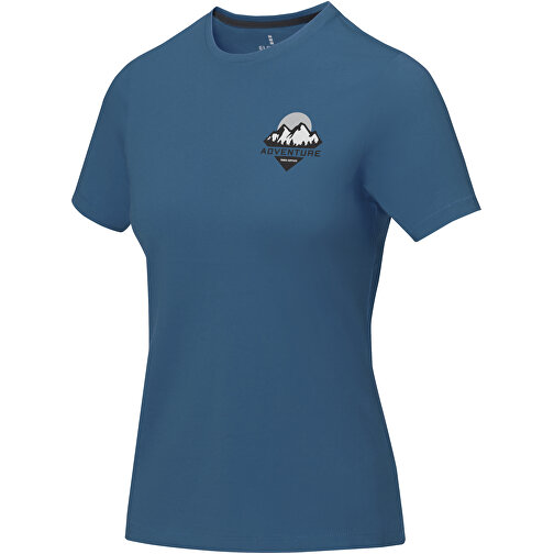 Nanaimo – T-Shirt Für Damen , tech blue, Single jersey Strick 100% BCI Baumwolle, 160 g/m2, M, , Bild 2