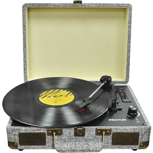 Prixton VC400 Vinyl MP3 Player , grau, Kunststoff, 35,00cm x 25,50cm x 13,00cm (Länge x Höhe x Breite), Bild 2