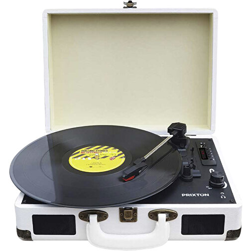 Prixton VC400 Vinyl MP3 Player , weiß, Kunststoff, 35,00cm x 25,50cm x 13,00cm (Länge x Höhe x Breite), Bild 2