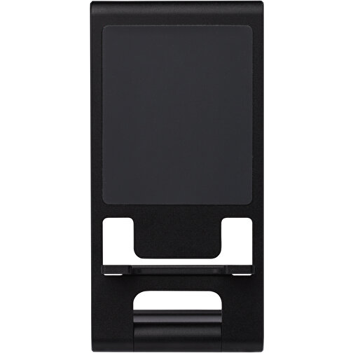 Rise Schlanker Aluminium Smartphone Ständer , schwarz, Aluminium, Silikon Kunststoff, 11,50cm x 1,00cm x 5,65cm (Länge x Höhe x Breite), Bild 3