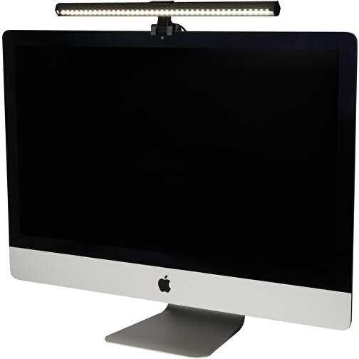 Hybrid Monitorlicht , schwarz, Aluminium, 7,90cm x 3,70cm x 3,70cm (Länge x Höhe x Breite), Bild 1