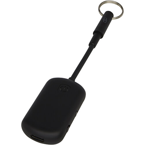ADAPT Go Bluetooth®-Audiosender , schwarz, ABS Kunststoff, 13,20cm x 1,00cm x 3,40cm (Länge x Höhe x Breite), Bild 1