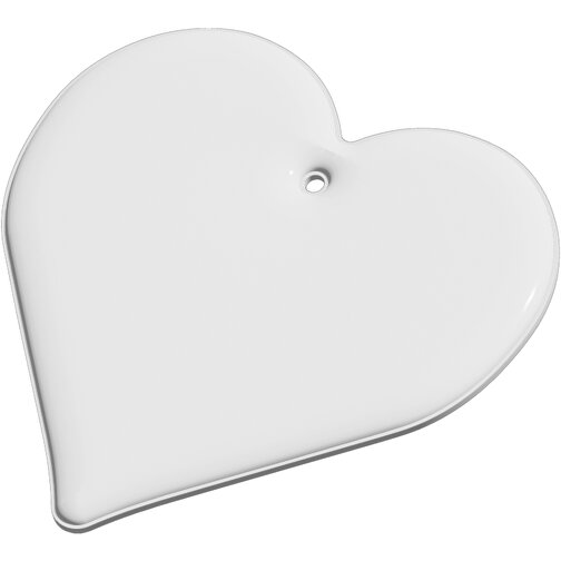 Attache réfléchissante RFX™ en PVC en forme de cœur, Image 2