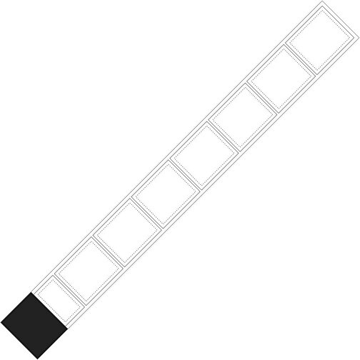 RFX™ 43,5 Cm Reflektierendes PVC Band , weiss, PVC, 43,50cm x 5,00cm (Länge x Breite), Bild 3