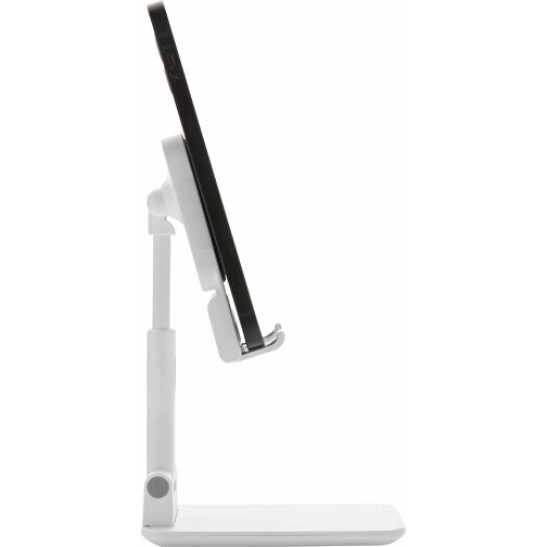 Smartphone Und Tablet-Halter, Weiß , weiß, ABS, 11,00cm x 3,20cm (Länge x Höhe), Bild 6