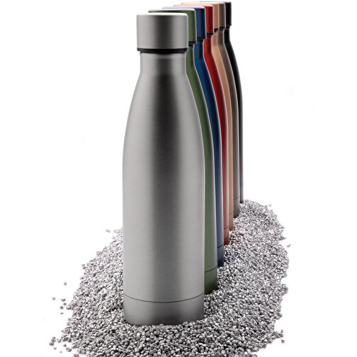 RCS Recycelte Stainless Steel Solid Vakuum-Flasche, Schwarz , schwarz, Rostfreier Stahl - recycelt, 26,00cm (Höhe), Bild 10