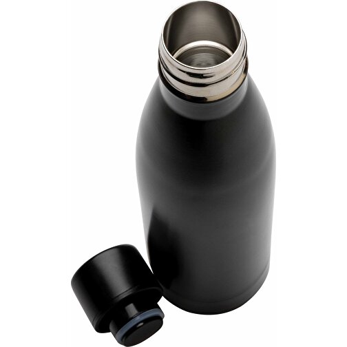 RCS Recycelte Stainless Steel Solid Vakuum-Flasche, Schwarz , schwarz, Rostfreier Stahl - recycelt, 26,00cm (Höhe), Bild 4