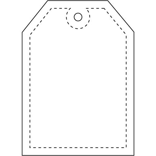 RFX™ Reflektierender Tag-TPU-Aufhänger , neongelb, TPU Kunststoff, 4,30cm x 6,00cm (Länge x Breite), Bild 3