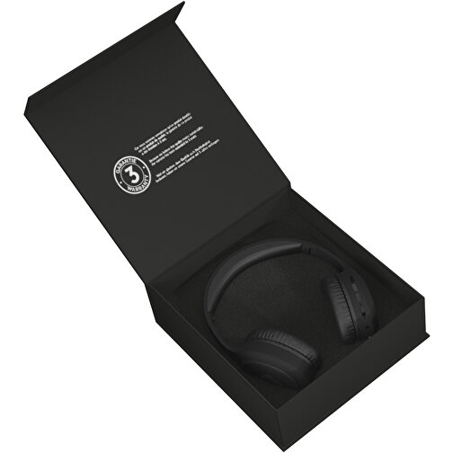 SCX.design E25 Bluetooth® ANC Kopfhörer , schwarz, ABS Kunststoff, Gummi, Recycelter PET Kunststoff, 20,00cm x 7,00cm x 17,00cm (Länge x Höhe x Breite), Bild 2