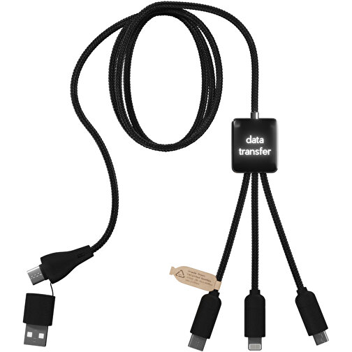 SCX.design C45 Câble de chargement rPET 5 en 1 avec transfert de données, Image 3