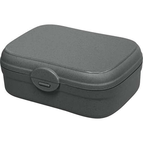 ARENA Lunchbox Mit Trennsteg , Koziol, nature ash grey, Organic Bio-Circular, 16,70cm x 6,60cm x 12,20cm (Länge x Höhe x Breite), Bild 1
