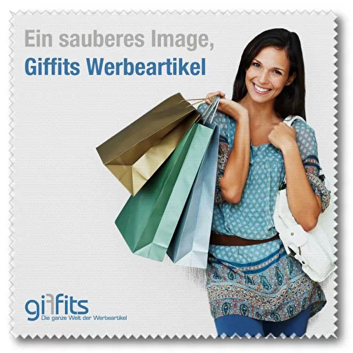 Chiffon microfibre 170 g/m² en PET recyclé, 15 x 15 cm, Image 1