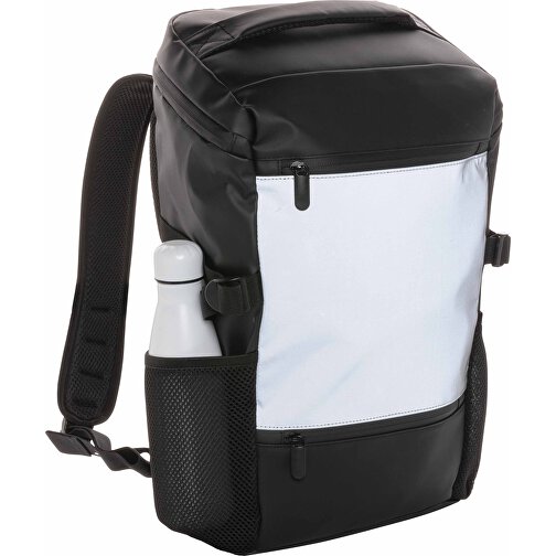 PU 15.6' laptop rygsæk, nem adgang, høj synlighed, Billede 2