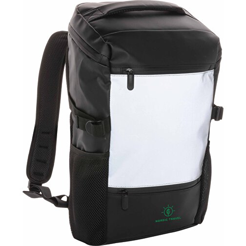 PU 15.6' laptop rygsæk, nem adgang, høj synlighed, Billede 7