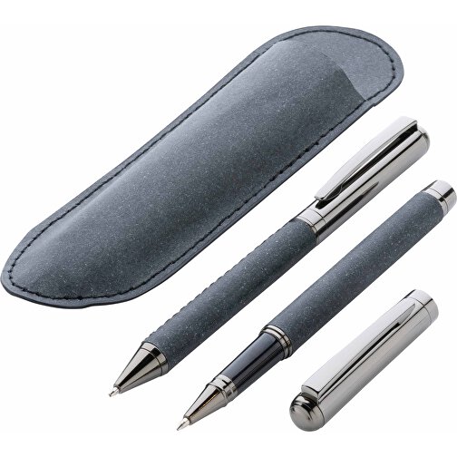 Set de bolígrafos de cuero reciclado, Imagen 1