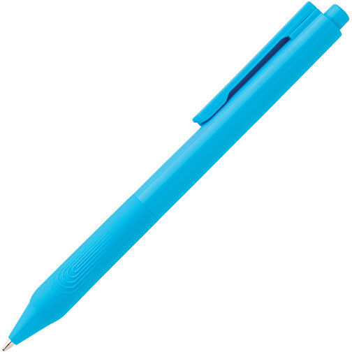 Penna a tinta unita X9 con impugnatura in silicone, Immagine 4