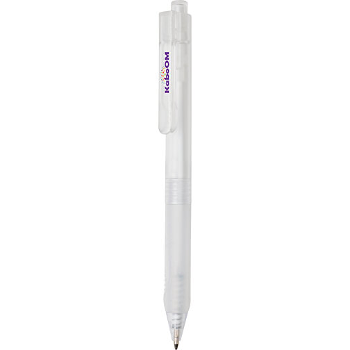 X9 Stift Gefrostet Mit Silikongriff, Weiss , weiss, PC, 14,30cm (Höhe), Bild 6