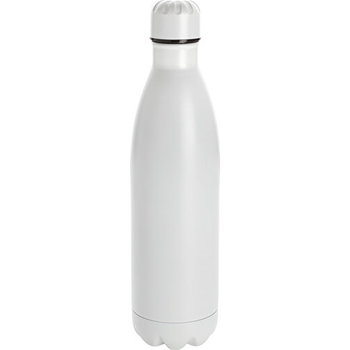 Solid Color Vakuum Stainless-Steel Flasche 750ml, Weiß , weiß, Edelstahl, 8,10cm x 30,60cm (Länge x Höhe), Bild 1