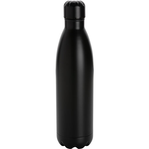 Solid Color Vakuum Stainless-Steel Flasche 750ml, Schwarz , schwarz, Edelstahl, 8,10cm x 30,60cm (Länge x Höhe), Bild 1