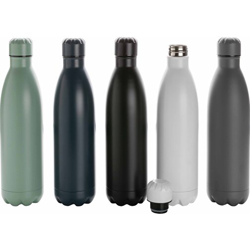 Solid Color Vakuum Stainless-Steel Flasche 750ml, Schwarz , schwarz, Edelstahl, 8,10cm x 30,60cm (Länge x Höhe), Bild 5