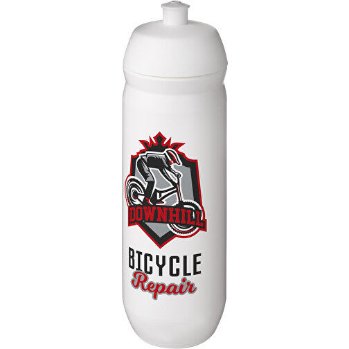HydroFlex™ 750 Ml Squeezy Sportflasche , weiß, MDPE Kunststoff, PP Kunststoff, 23,00cm (Höhe), Bild 2