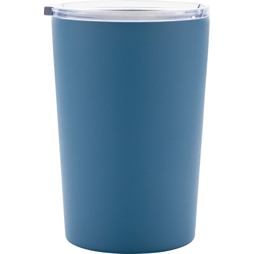 RCS Recycelter Stainless Steel Isolierbecher Mit Deckel, Blau , blau, Rostfreier Stahl - recycelt, 11,80cm x 13,00cm (Länge x Höhe), Bild 4