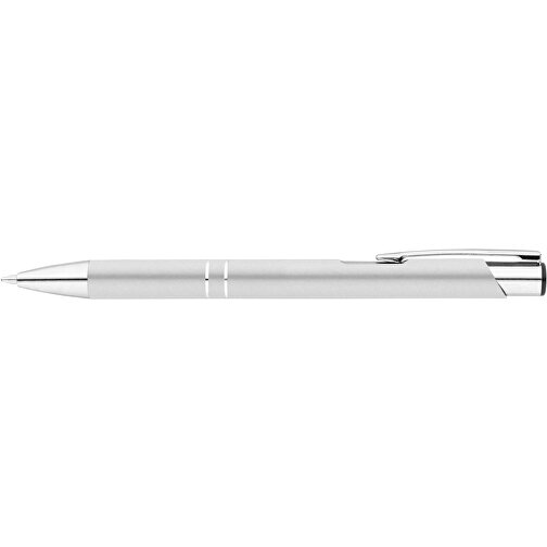 RE-BETA. Kugelschreiber Aus Recyceltem Aluminium , satinsilber, Recyceltes Aluminium, 1,00cm (Höhe), Bild 3