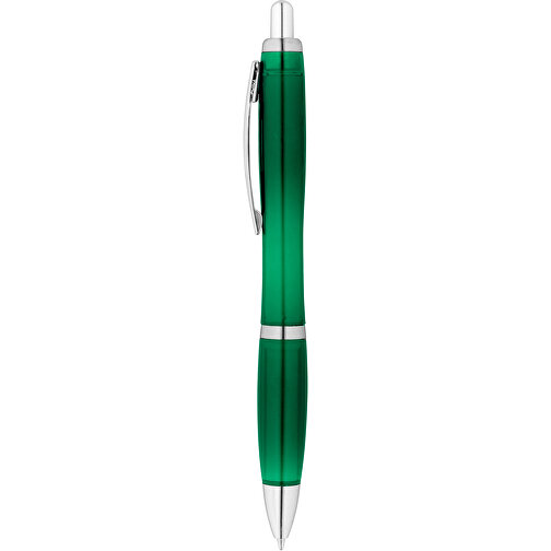SWING RPET. RPET-Kugelschreiber Mit Metallclip , grün, RPET. Metall, 1,00cm (Höhe), Bild 1