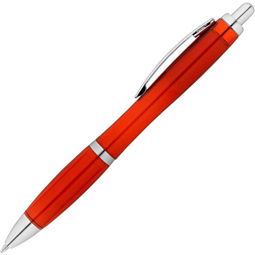 SWING RPET. RPET-Kugelschreiber Mit Metallclip , rot, RPET. Metall, 1,00cm (Höhe), Bild 2