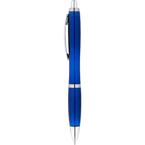 SWING RPET. RPET-Kugelschreiber Mit Metallclip , blau, RPET. Metall, 1,00cm (Höhe), Bild 1