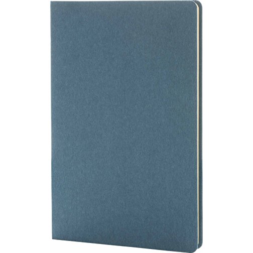 A5 Hardcover Notizbuch, Blau , blau, Papier, 21,30cm x 1,30cm (Länge x Höhe), Bild 1