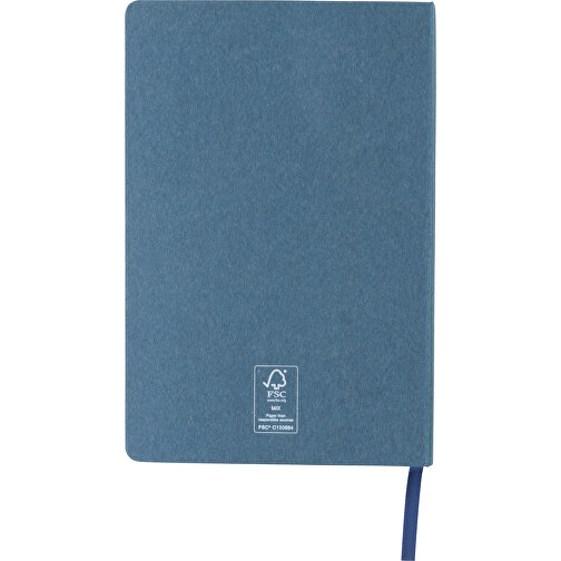 A5 Hardcover Notizbuch, Blau , blau, Papier, 21,30cm x 1,30cm (Länge x Höhe), Bild 3