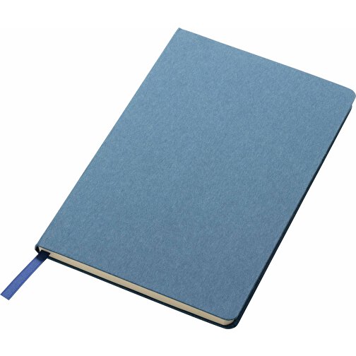 A5 Hardcover Notizbuch, Blau , blau, Papier, 21,30cm x 1,30cm (Länge x Höhe), Bild 4