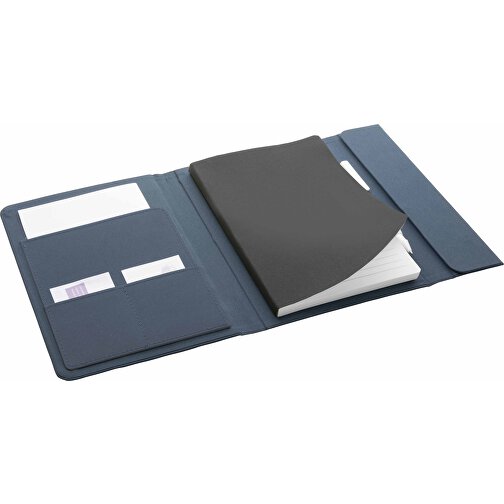 Impact Aware™ A5 Notebook Mit Magnetverschluss, Navy Blau , navy blau, PET - recycelt, 23,00cm x 2,50cm (Länge x Höhe), Bild 7