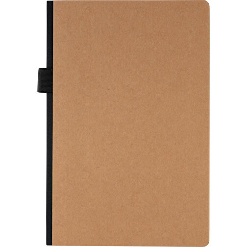 A5 Deluxe Hardcover Notizbuch, Braun , braun, Papier, 21,00cm x 11,00cm (Länge x Höhe), Bild 2
