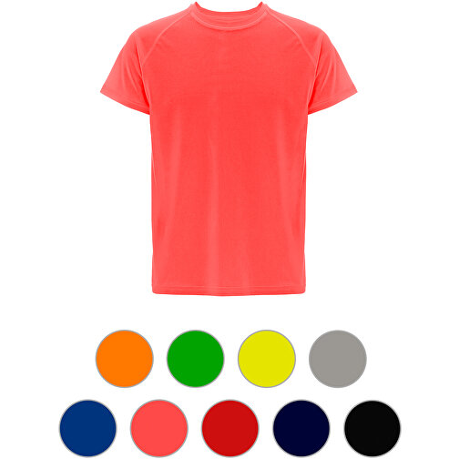 THC MOVE. Kurzärmeliges Technisches T-Shirt Aus Polyester , limette, Polyester, XS, 67,00cm x 1,00cm x 47,00cm (Länge x Höhe x Breite), Bild 4